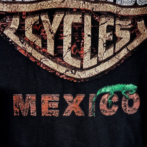 Harley-Davidson Long Sleeve Shirt - Cancun Mexico - Mint Condition Vintage - Picture 2 of 5